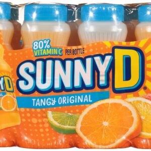 SUNNYD Tangy Original Orange Juice Drink, 18 Count, 6.75 FL OZ Bottles